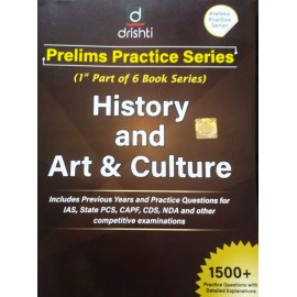 Drishti Prelims Practice Series | History & Art & Culture |English Medium | 1500+ Questions with Solutions 