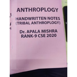 Apala Mishra Anthropology Optional Class Notes  | English medium
