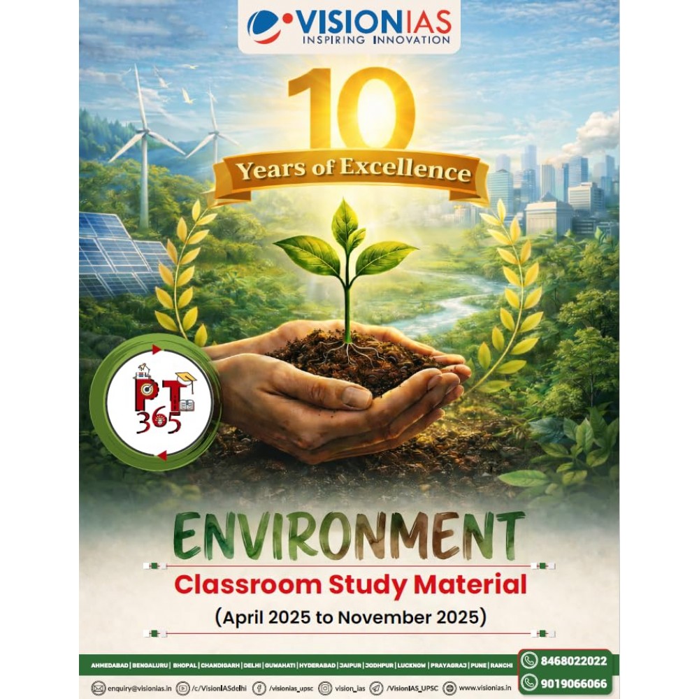 Vision IAS PT 365 English Environment 2026