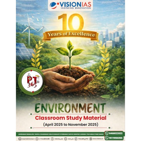 Vision IAS PT 365 English Environment 2026