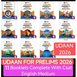 Udaan Prelims Wallah-Static Booklets PDFs 2026-27 English Medium