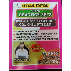 Abhas Saini Super Practice set for SSC Maths and reasoning | English Medium