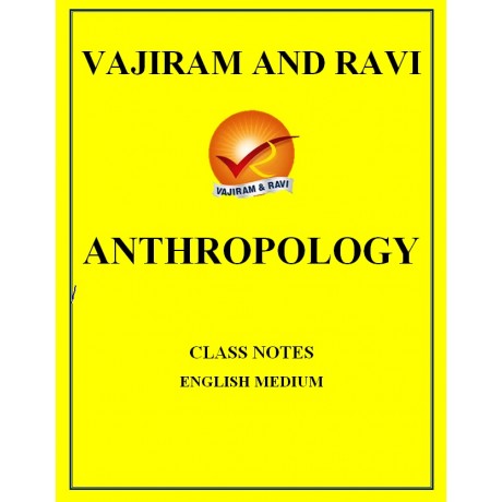 Vajiram & Ravi | Anthropology Optional Printed Notes |  English Medium| 2024