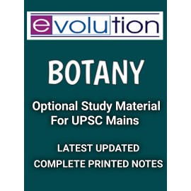 Botany Optional Notes by Evolution | English Medium