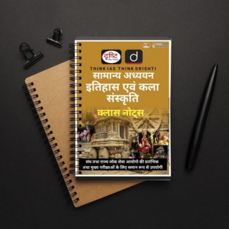 Drishti IAS Complete Notes 2025 for CSE GS Prelims and Mains | Hindi Medium 9+4 booklets | 2025-26