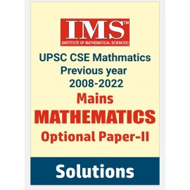 IMS Maths Optional Previous Question Paper Fully solved 2008-2023| English Medium