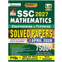 Kiran SSC 2027 Mathematics Chapterwise & Typewise Solved Papers till April 2026, 7500+ Objective Questions (ENGLISH MEDIUM)