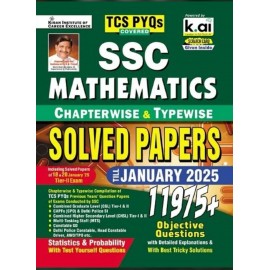 Kiran SSC Mathematics Chapterwise Solved Papers Till January 2025, 11975+ Questions with Solutions | English Medium 