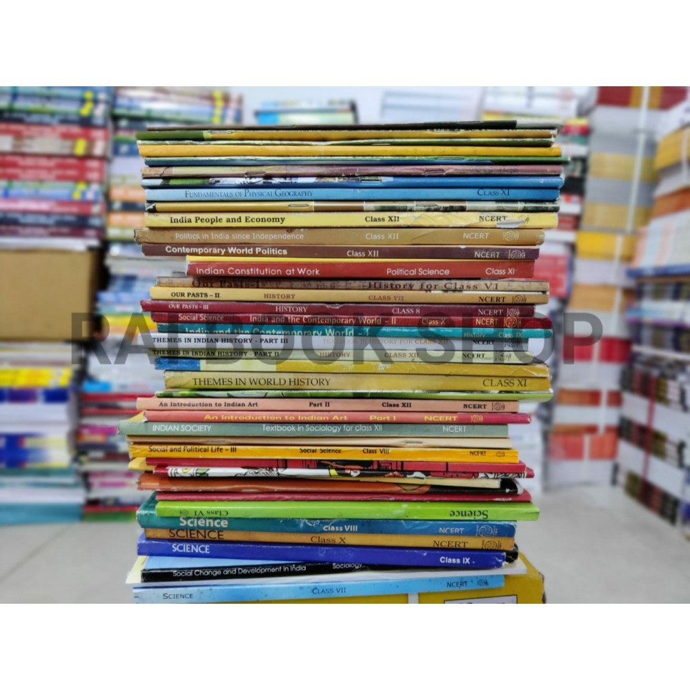 Ncert Books set for UPSC GS Prelims and Mains | English Medium 43 books