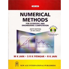 New Age International Publishers [Numerical Methods for Scientific and Engineering Computation 6th Edition with Free CD (English), Paperback]by M K Jain, S R K Iyengar and R K Jain