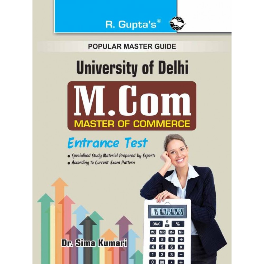 R'Gupta Publication [DU M.Com Entrance Test Guide : Complete Study Material with Solved MCQs 2018 Edition  (English, Paperback, Sima Kumari) Paperback]