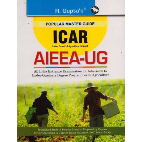 R' Gupta Publication [ICAR AIEEA-UG, All India Entrance Examination for Admission to UG Programmes in Agriculture (English), Paperback] with 1500+ Objective Questions