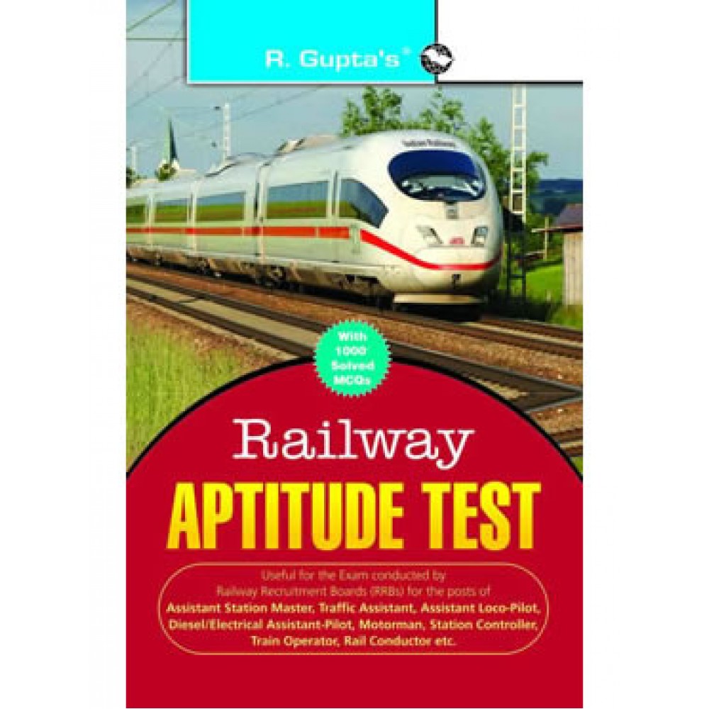 R'GUPTA PUBLICATION [RAILWAY RECRUITMENT BOARD, PSYCHOLOGICAL/APTITUDE TEST (ENGLISH) PAPERBACK] BY R'GUPTA TEAM