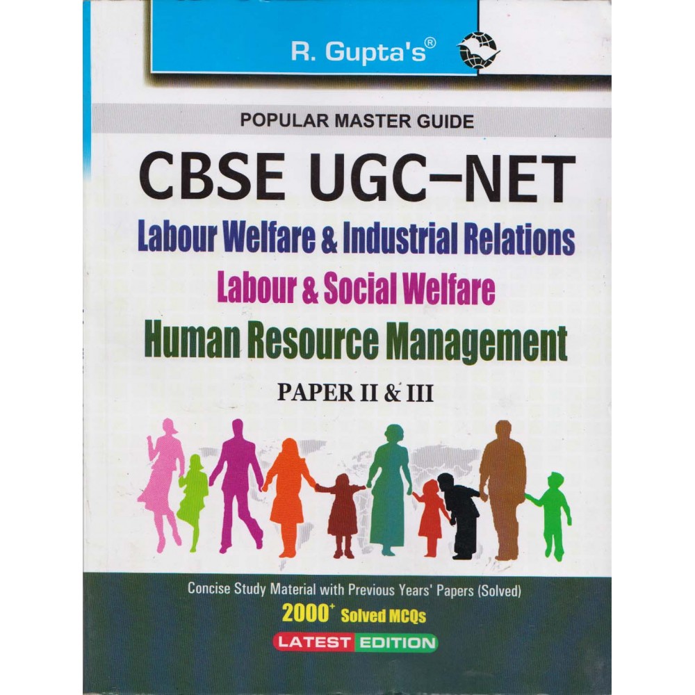 R' Gupta Publication [UGC NET/JRF/SET Labour Welfare & Industrial Relations Labour & Social Welfare Human Resource Management Paper - II & III (English), Paperback]  by Bhuvneshwari Shivakumar