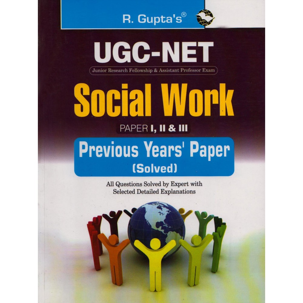 R' Gupta Publication [UGC Net Social Work Paper - I, II & III (Previous Years' Paper with Solution) English Medium, Paperback]