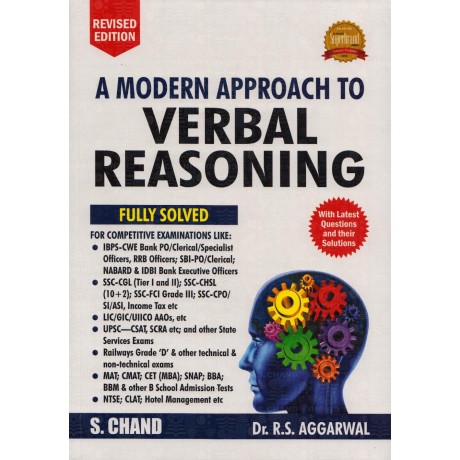 S. Chand Publication [A Modern Approach to Verbal Reasoning, Fully Solved (Revised Edition) Paperback] by Dr. R. S. Aggarwal