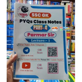 Parmar Sir PYQs Class notes Lecture 1 to 30 |Part 4 |  English medium 