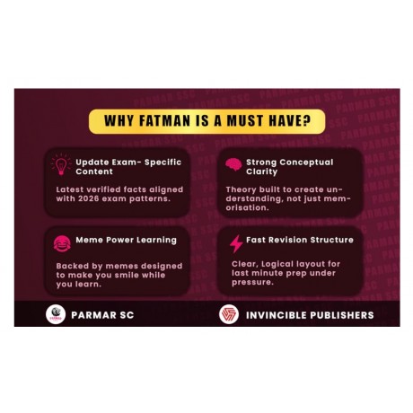 Parmar SSC Fatman GK/GS Theory 2nd Edition| English Medium 