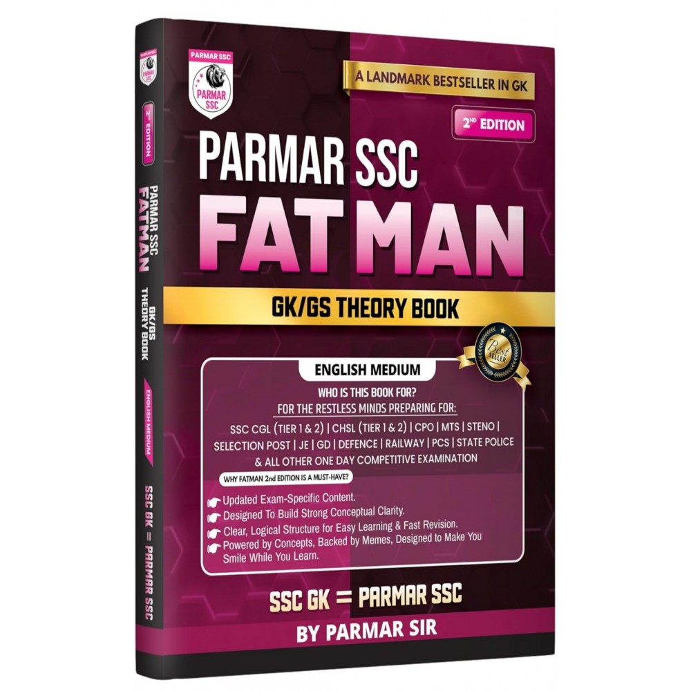 Parmar SSC Fatman GK/GS Theory 2nd Edition| English Medium 