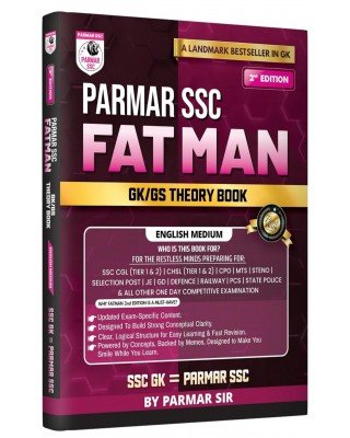 Parmar SSC Fatman GK/GS Theory 2nd Edition| English Medium 