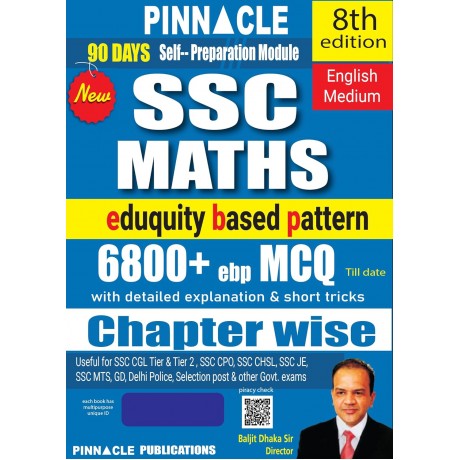 Pinnacle 8th Edition SSC PYQs Books 2026-27 | English Medium 