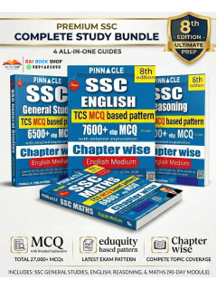 Pinnacle 8th Edition SSC PYQs Books 2026-27 | English Medium