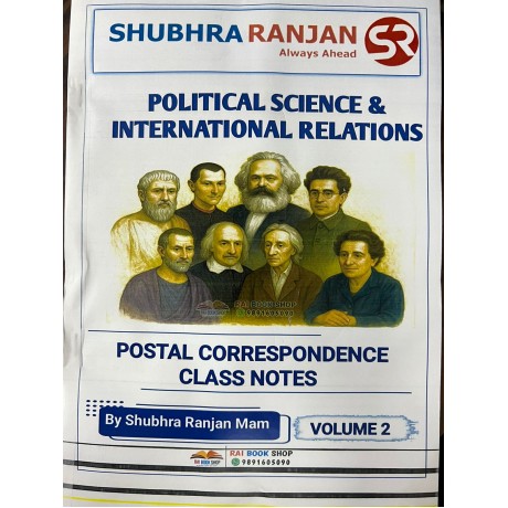 Shubhara Ranjan Mam PSIR Notes 2025-25 |  Political Science and International Relation Hand Written Lecture-wise  Notes | English Medium | 2025