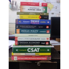 Upsc prelims complete books for 2025-26 English medium