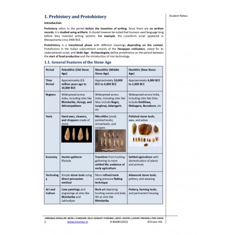 Vision IAS Notes General Studies UPSC Prelims and Mains Exam 2026-27 |English medium 