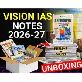 Vision IAS Notes General Studies UPSC Prelims and Mains Exam 2026-27 |English medium 