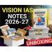 Vision IAS Notes General Studies UPSC Prelims and Mains Exam 2026-27 |English medium