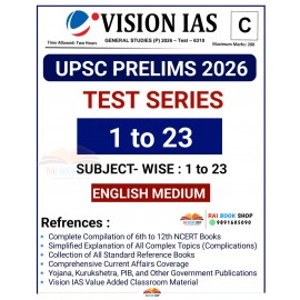 Vision IAS Prelims 2026 Test  2026  1 To 23 |English Medium | UPSC Prelims 2026 Test 