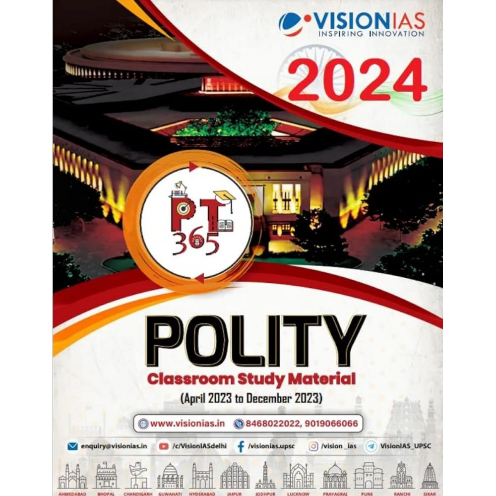 PT 365 Polity 2024 UPSC CSE Prelims |Vision IAS | English Medium 