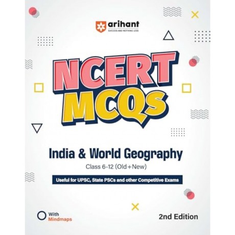 Combo Pack Arihant NCERT MCQs (Indian Polity + Indian History + Economy + India & world Geography + General Science) Class 6-12 (Old+New) Set of 5 Book For UPSC State PSCs & Other Exams 2024 | English Medium 