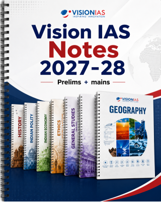 Vision IAS Notes General Studies UPSC Prelims and Mains Exam 2027 |English medium 