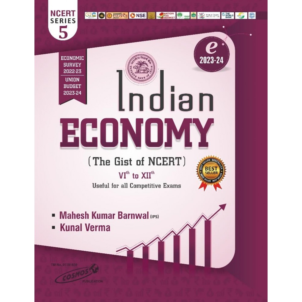 Indian Economics Gist of NCERT 6 to 12th |Updated 2023 -24 | Mahesh Kumar Barnwal| Cosmos Publication