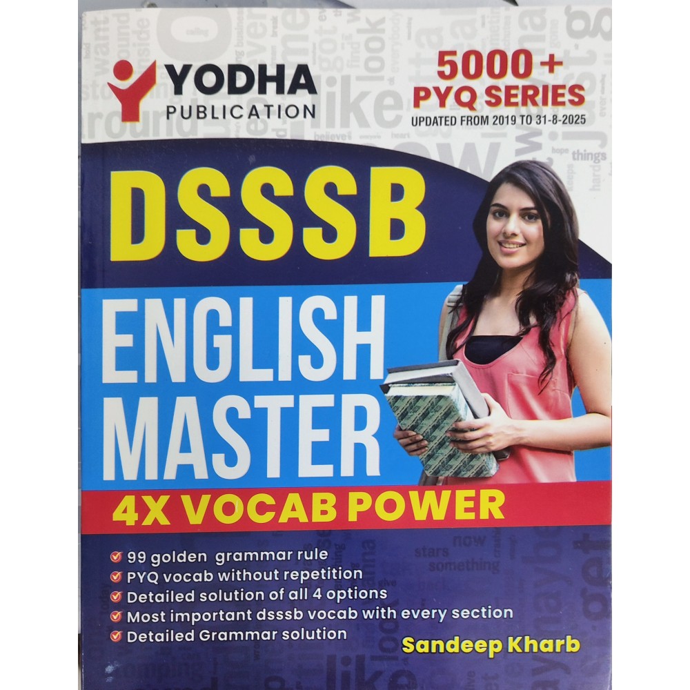 DSSSB GERNERAL ENGLISH MASTER | By Sandeep Kharb English Medium) | Yodhya  Publiction 
