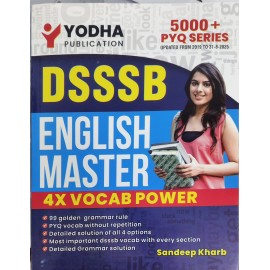 DSSSB GERNERAL ENGLISH MASTER | By Sandeep Kharb English Medium) | Yodhya  Publiction 