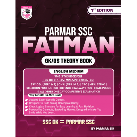 Parmar SSC Fatman GK/GS Theory | English Medium 