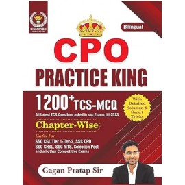 CPO Practice King 1200+ TCS MCQ Chapterwise Bilingual Gagan Pratap Sir| Champion Publication