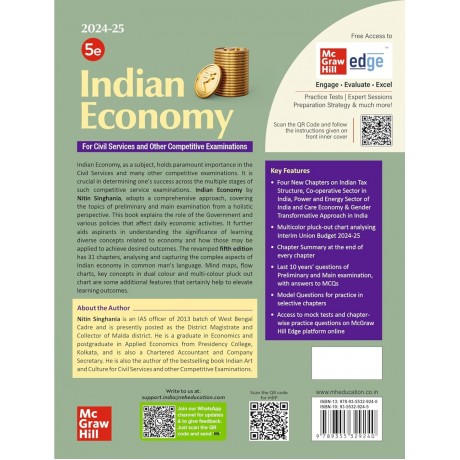 Indian Economy by Nitin Singhania | 5th Edition |(English)