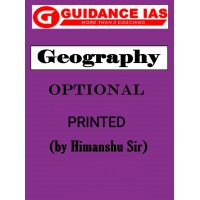 GUIDANCE IAS GEOGRAPHY OPTIONAL 500 QUESTIONS BY HIMANSHU SHARMA PRINTED MATERIAL | English Medium