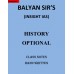 BALYAN SIR INSIGHT HISTORY OPTIONAL FULL CLASS NOTES | ENGLISH MEDIUM