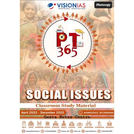 PT 365 Social Issue  | Vision IAS | English medium 