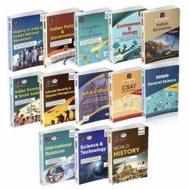 DRISHTI IAS Quick Book Combo Set of 13 Books, English Medium, for UPSC Civil Services & State PCS Exams, History, Polity, Geography, Economy, ... Science & Technology & World History 2027-28