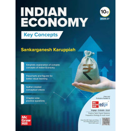 Indian Economy Key Concepts, 10e by IRS Sankarganesh Karuppiah for UPSC Civil Services 2026-27: Simplified Key Concepts with Flowcharts, Video Lectures & Practice Questions | Prelims & Mains Exams