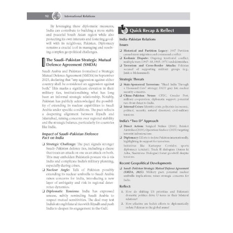 International Relations, 2e for UPSC 2027 | IR for UPSC with Solved Previous Years' Questions and Practice Questions for Prelims and Mains exams | Author Videos | Quick Revision  English