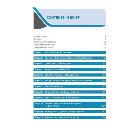 Internal Security of India, 8e for UPSC 2027-28 | Courseware | 30+ Author's Videos| Free eBook Access English