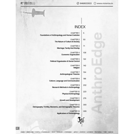 Vision IAS UPSC Mains Anthropology Optional Notes, Paper 1 & 2, latest Edition 2027