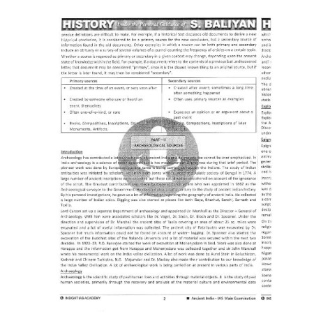 History Optional Printed Notes Paper 1 & 2 s Baliyan Sir  | Insight IAS English